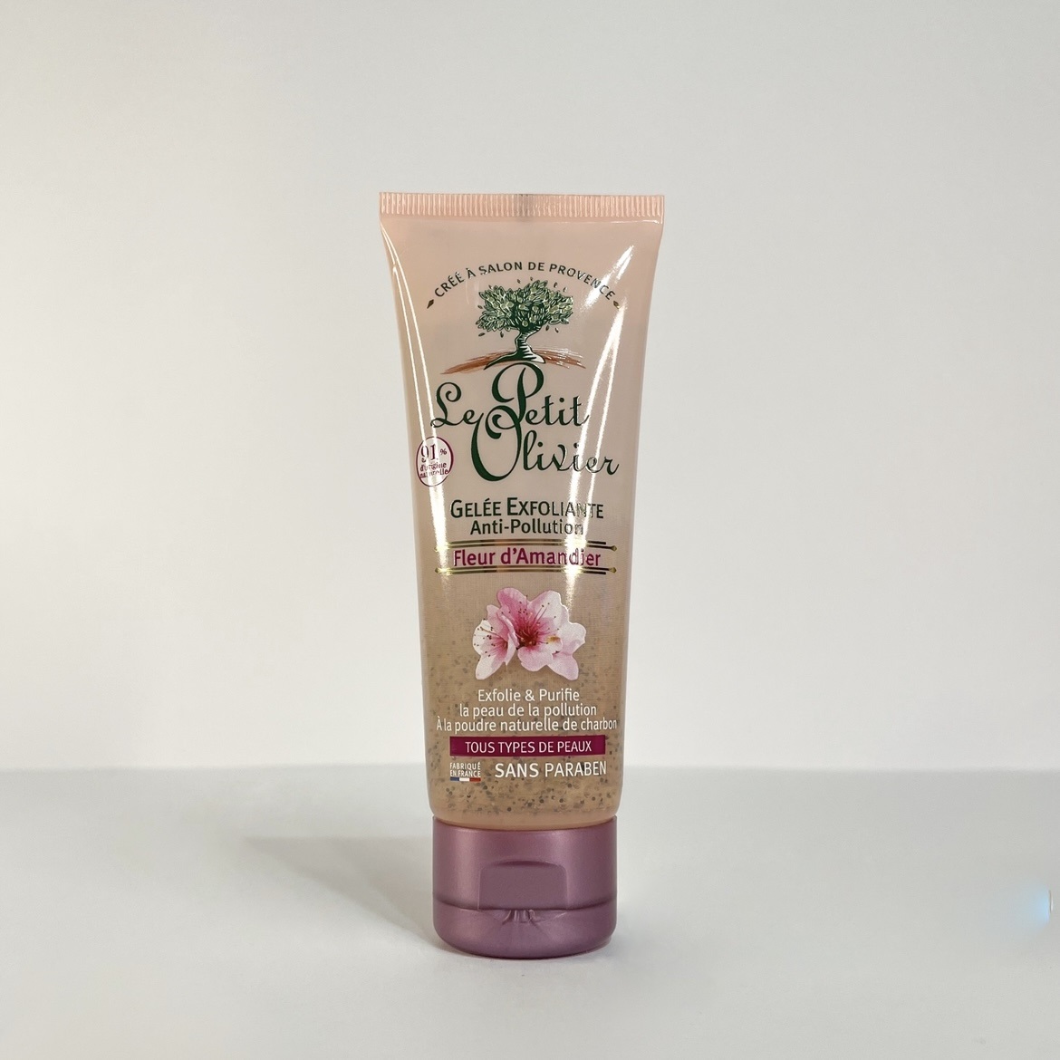 Gel Exfoliante Rostro Aceite Cuesco de Oliva 75ml, Le Petit Olivier