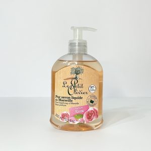 Jabón líquido de Marsella Rosa - Imagen 1