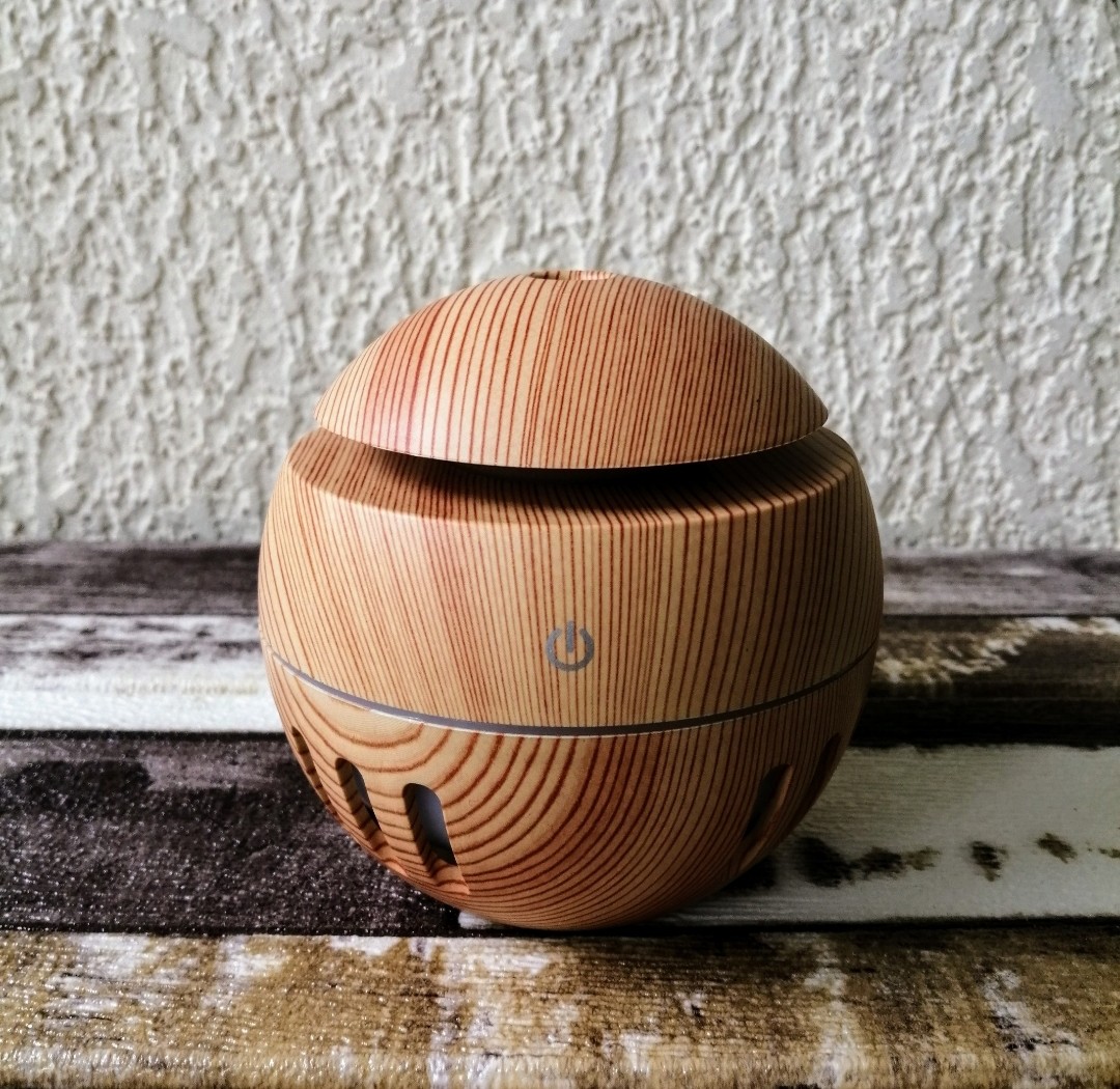 Difusor Redondo Diseño Madera