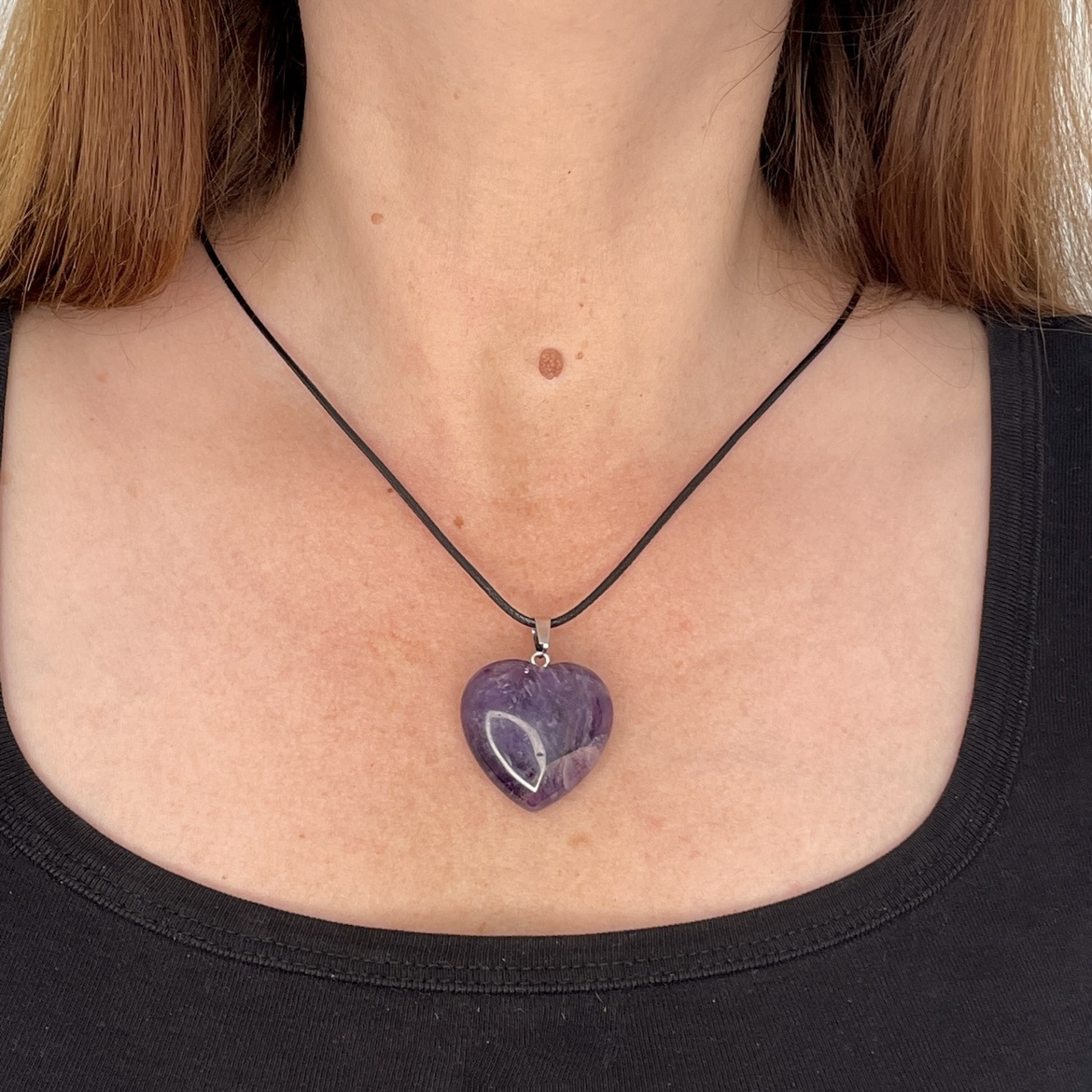 Colgante Corazon Amatista