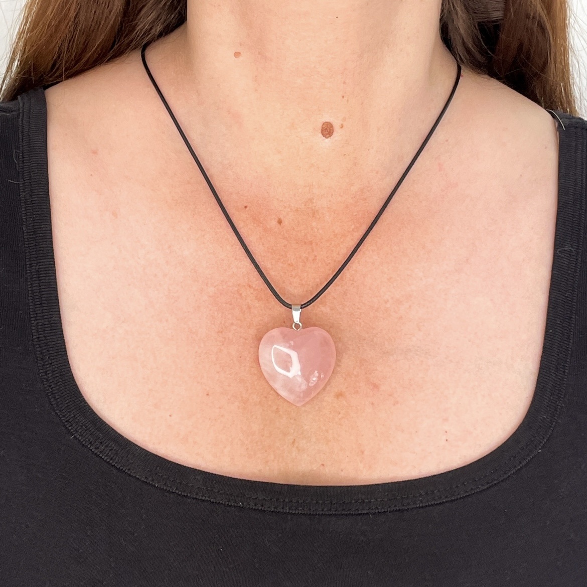 Colgante Corazon Cuarzo Rosa – Armoni | Terapias y Vida Saludable ...