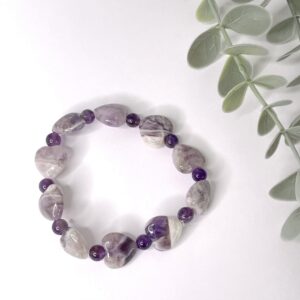 Pulsera Amatista Corazón arMoni - Imagen 1