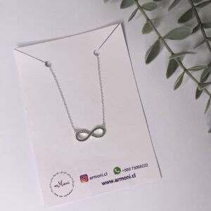 Collar Plata Símbolo Infinito - Imagen 1